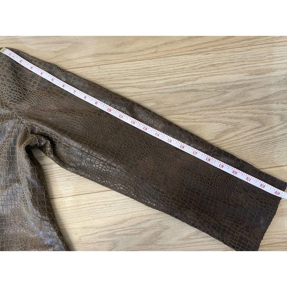 Chico’s Faux Leather Alligator Jacket - Picture 8 of 10